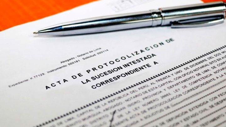 Sucesiones Intestadas se podrá realizar en línea a nivel nacional