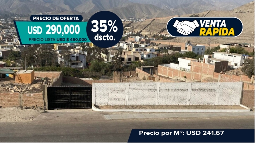 Venta de Terreno en LA MOLINA 