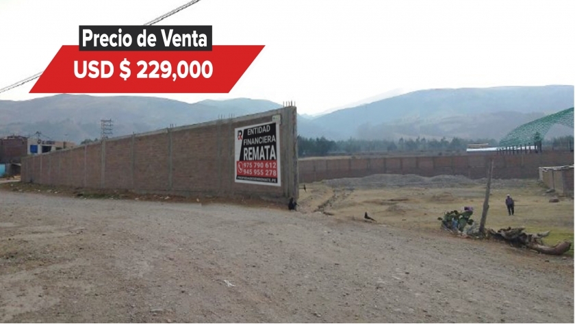 Venta de Terreno en SAPALLANGA 