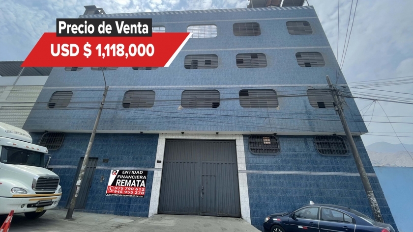 Venta de Local Industrial en SAN JUAN DE LURIGANCHO 
