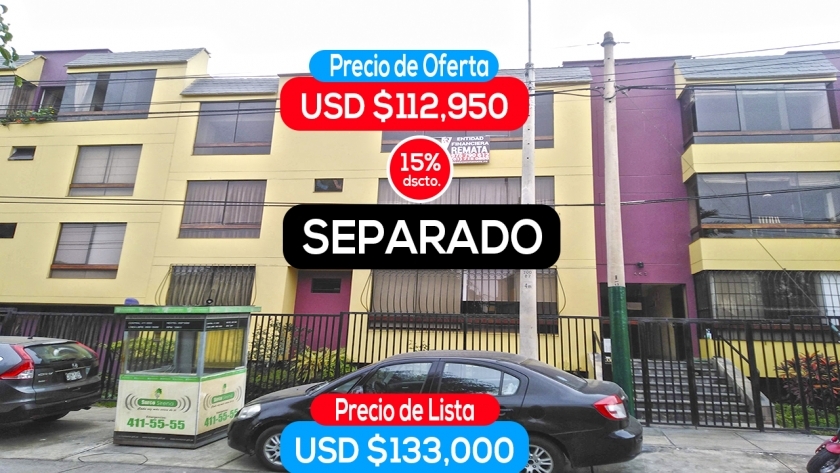 Venta de Departamento en SANTIAGO DE SURCO 