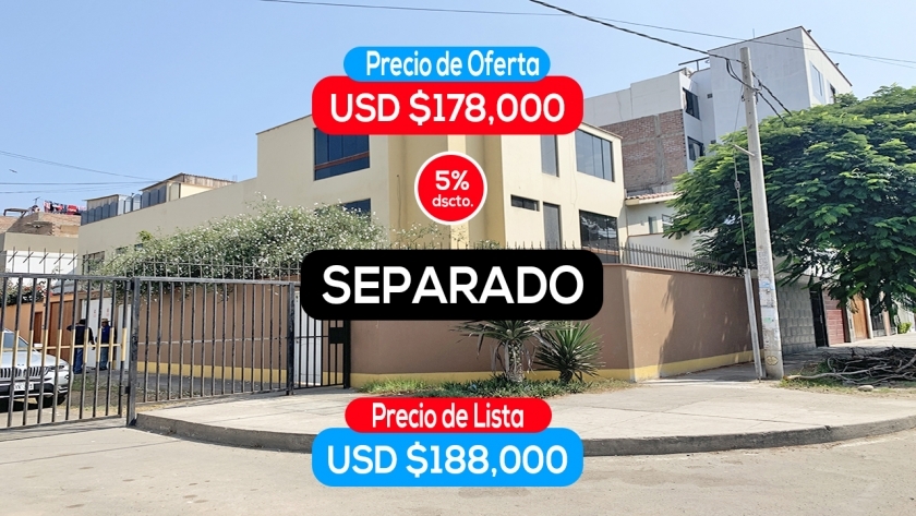 Venta de Casa en CHORRILLOS 