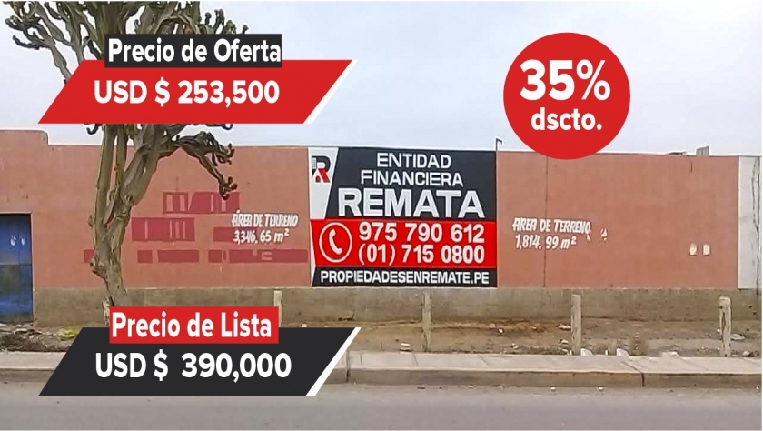Venta de Terreno en CHINCHA ALTA 
