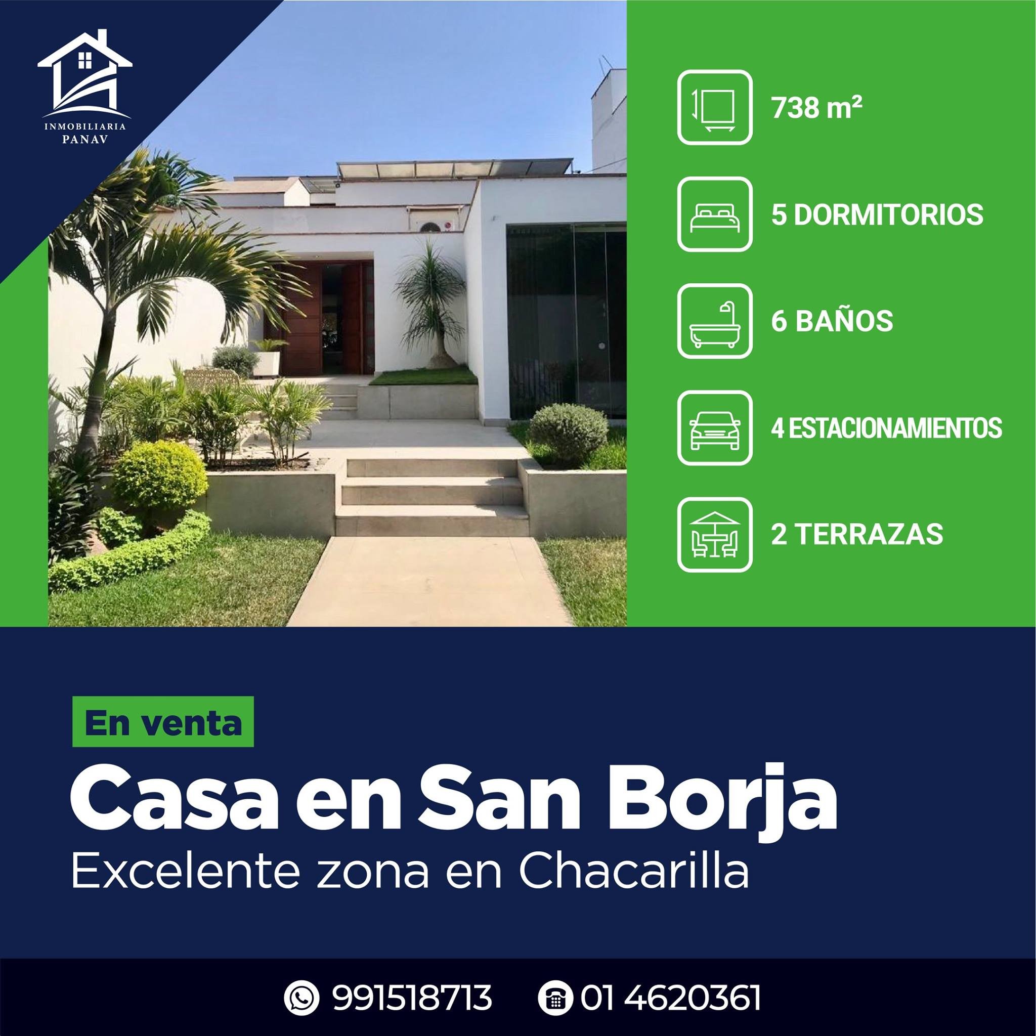 Venta de Casa en SAN BORJA 